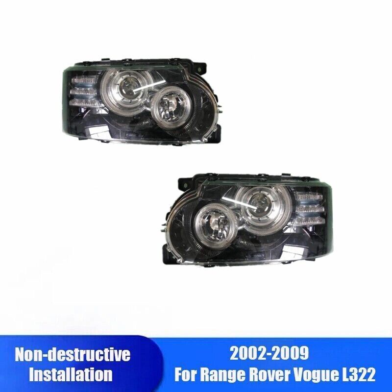 Facelift 2010-2012 L322 LED Headlight Assembly For Range Rover Vogue 2002-2009