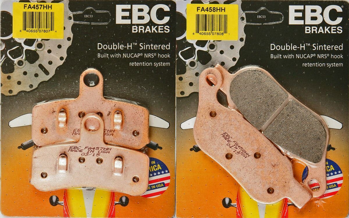 EBC HH front & rear brake pads fits various 08-20 HD FXC FXD FXS Models