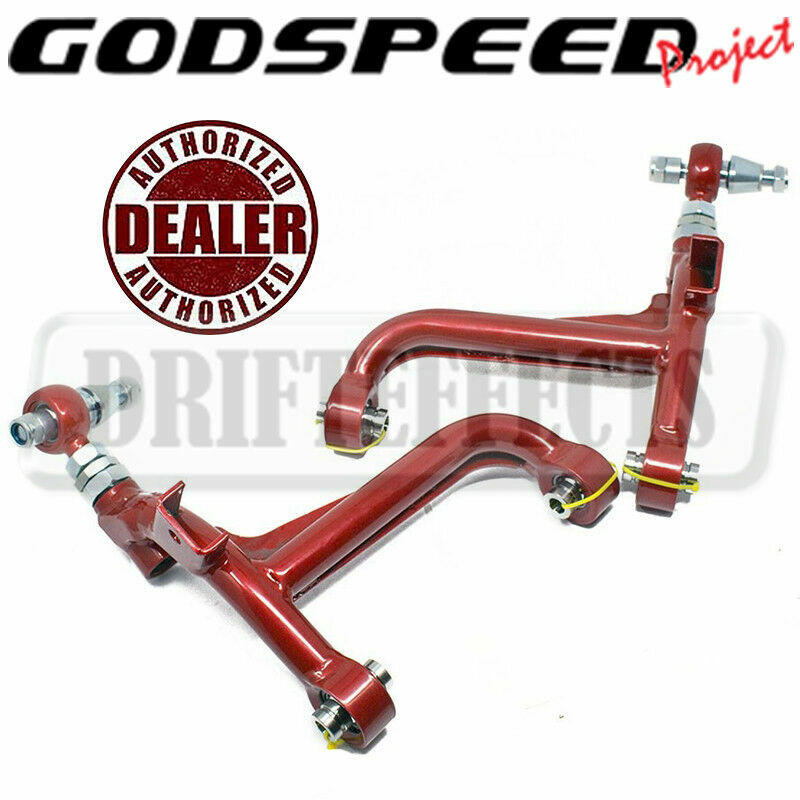 For Infiniti G37 Coupe 2008-13 Godspeed Adjust Camber Rear Upper Arms Spherical 
