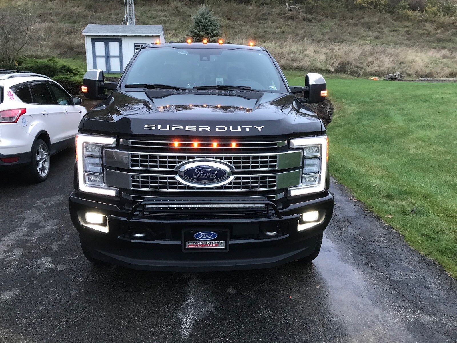 2017- 2019  Ford Super Duty -Platinum Only-Raptor Style Grill light