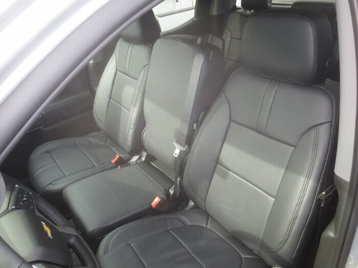 2014-2018 GMC Sierra Crew Cab Clazzio PVC Leatherette Black Custom Seat Covers