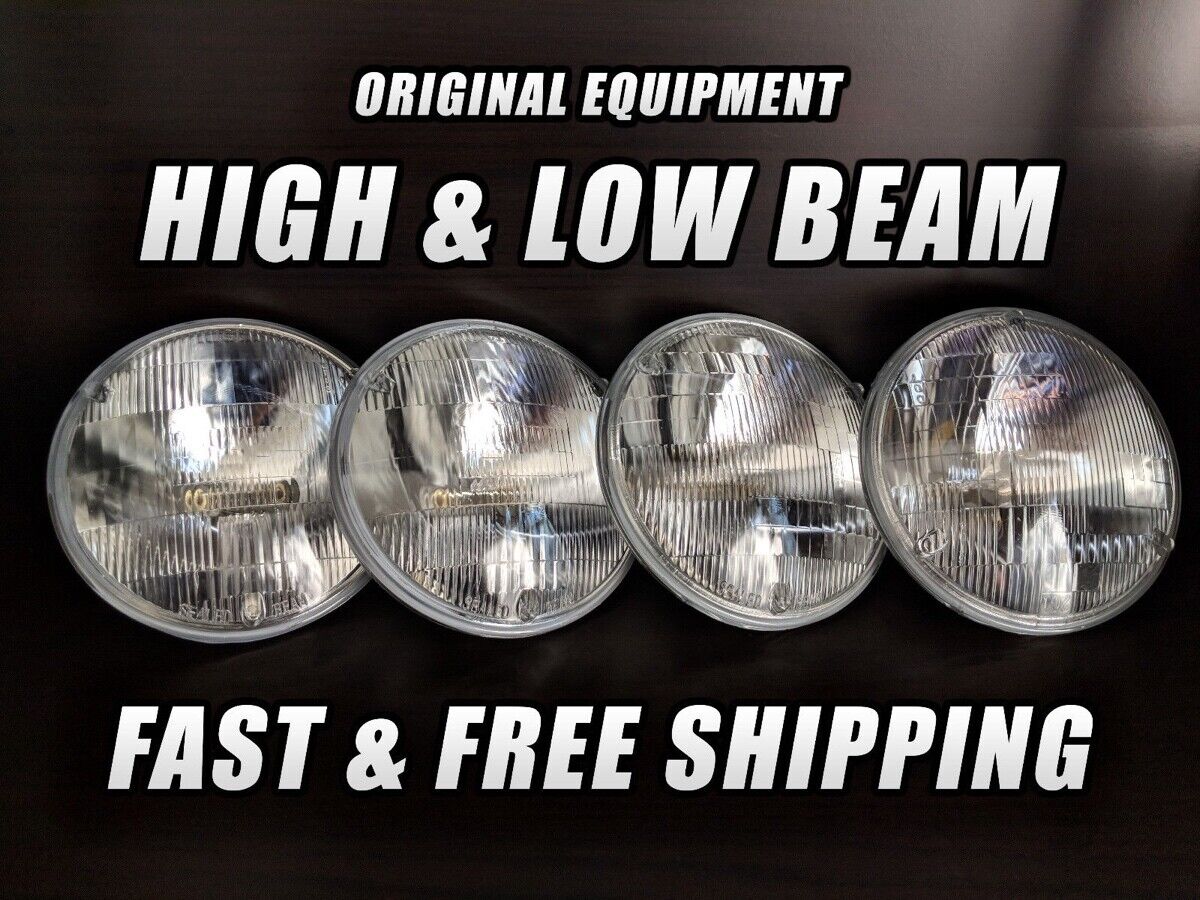 OE Front Halogen Headlight Bulb for Oldsmobile Super 88 1958-1964 High & Low x4