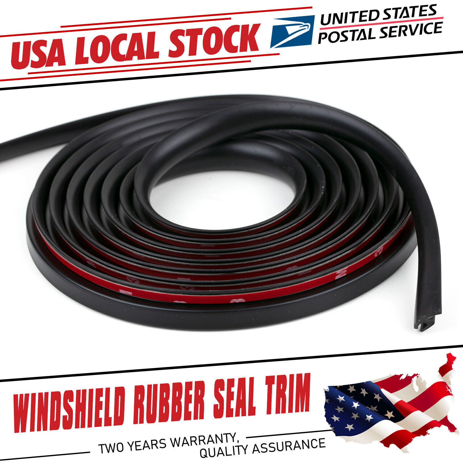 Universal 300cm 10Ft Car Front Windshield Wiper Panel Hood Rubber Seal Strip