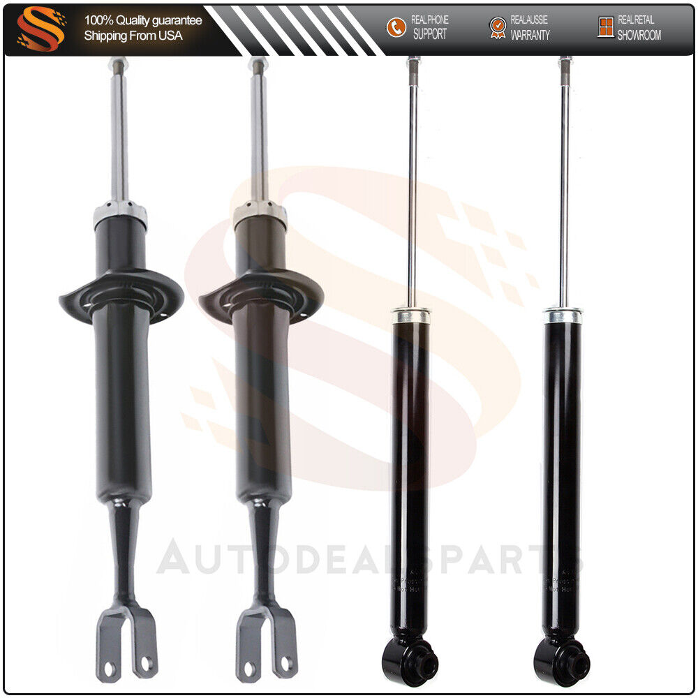 For 00-09 Audi A4 / A4 Quattro Full Set of 4 Front Rear Struts Shocks Absorbers