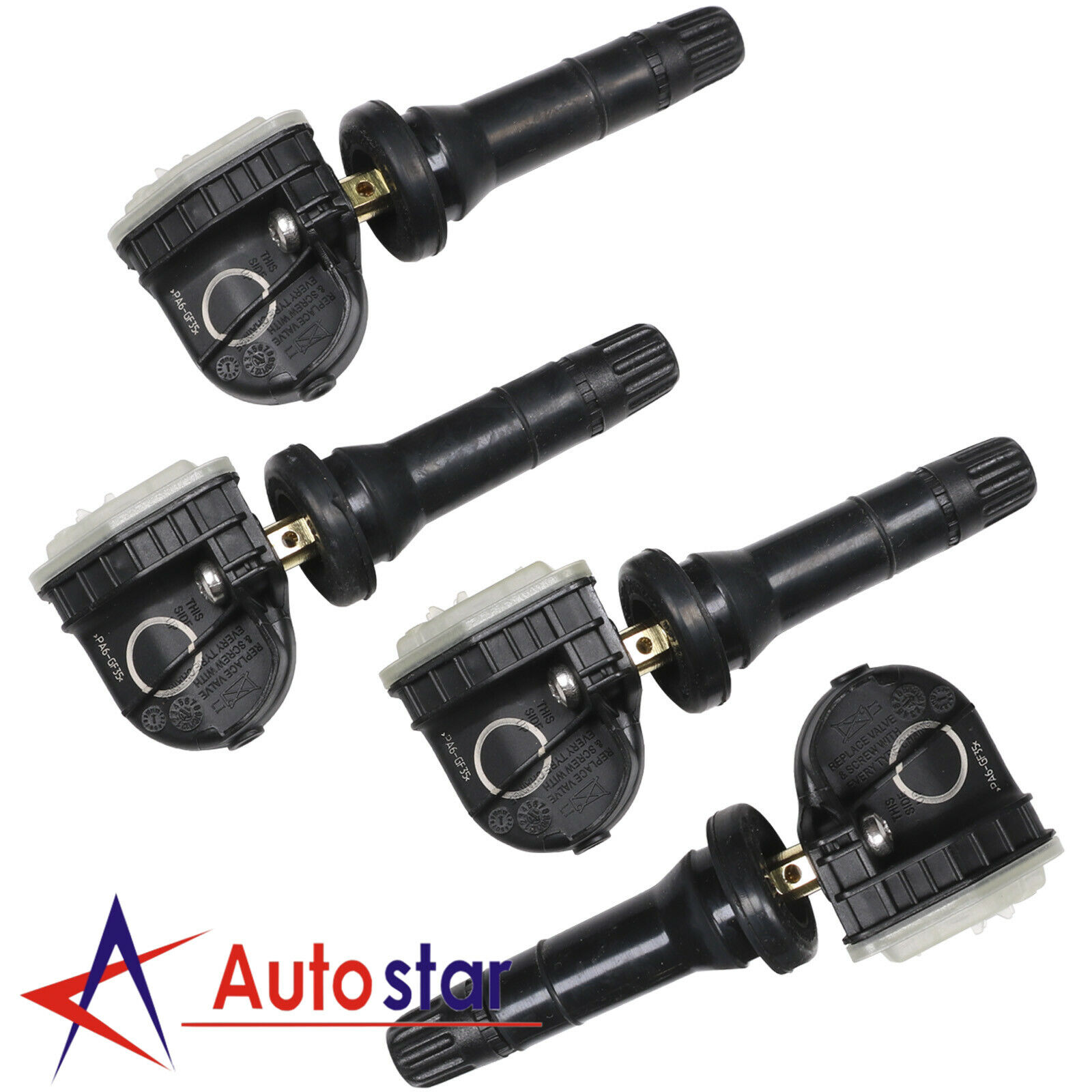4pcs F2GT1A189AB TPMS Tire Pressure Sensors For 2015-19 Ford F-150 Edge Mustang