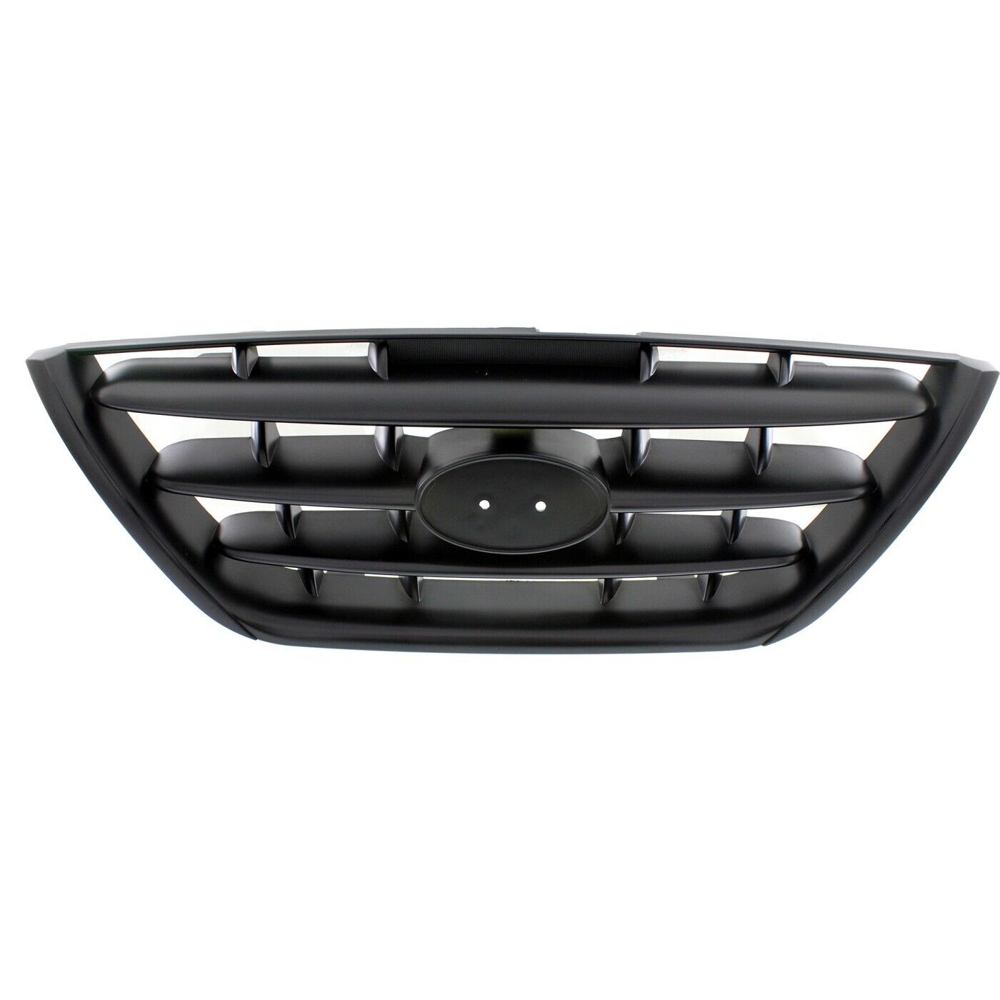 Grille For 2004-2006 Hyundai Elantra Painted Black Shell and Insert