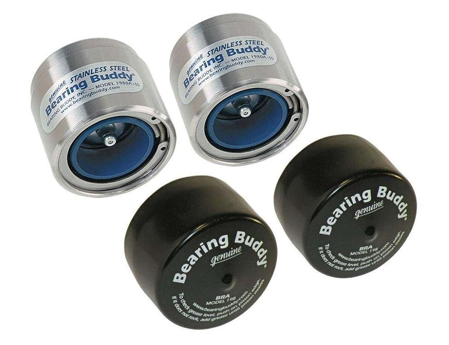 Bearing Buddy Stainless Steel SS w/ Protective Bra Boat Trailer 1.980\
