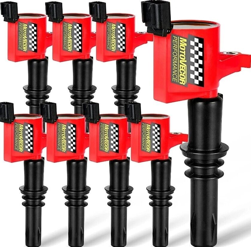 Bravex Performance Ignition Coils Pack Of 7 R1008 (Red).               207
