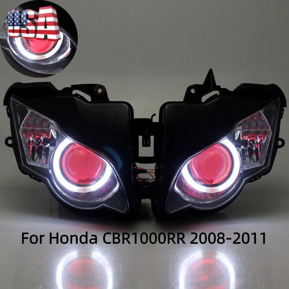 Hot Headlight Motorcycle Head Lamp Light Assembly For Honda 2008-2011 CBR1000RR