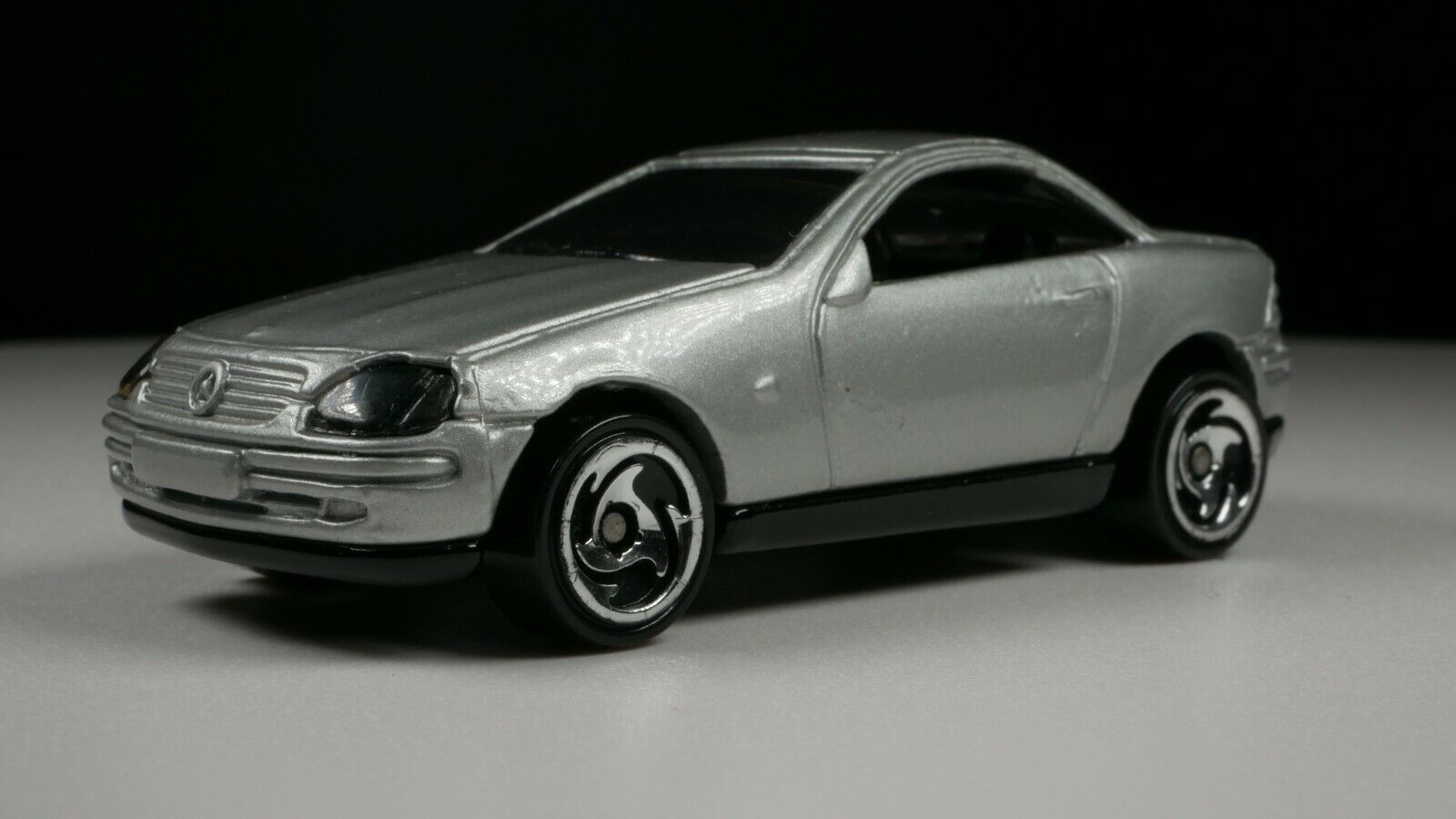Mercedes CLK 1/64 Scale DIECAST COLLECTOR    Car Gray Color Coupe