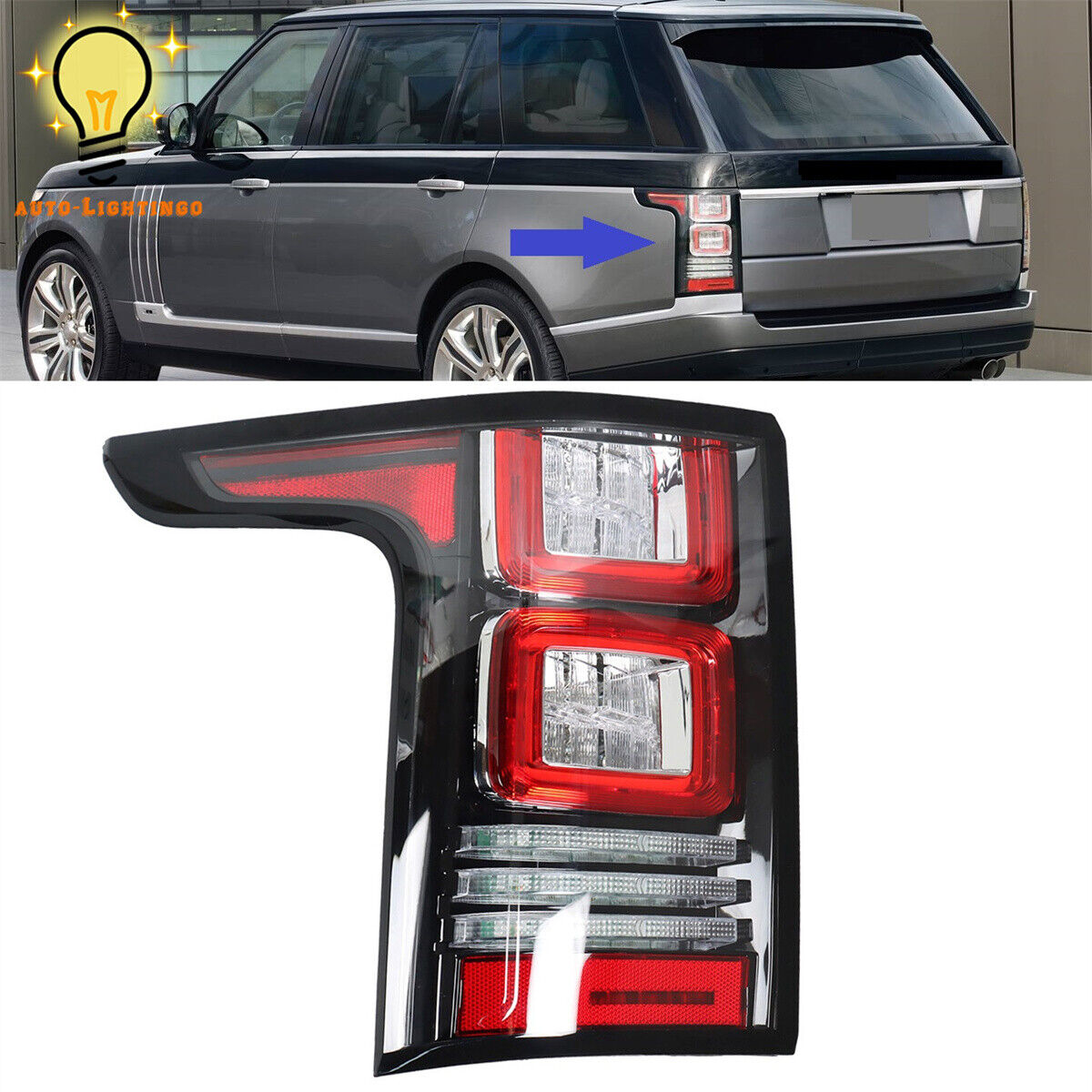 Rear Tail Light Lamp  For 2013-2017 Land Rover Range Rover Driver Left Side