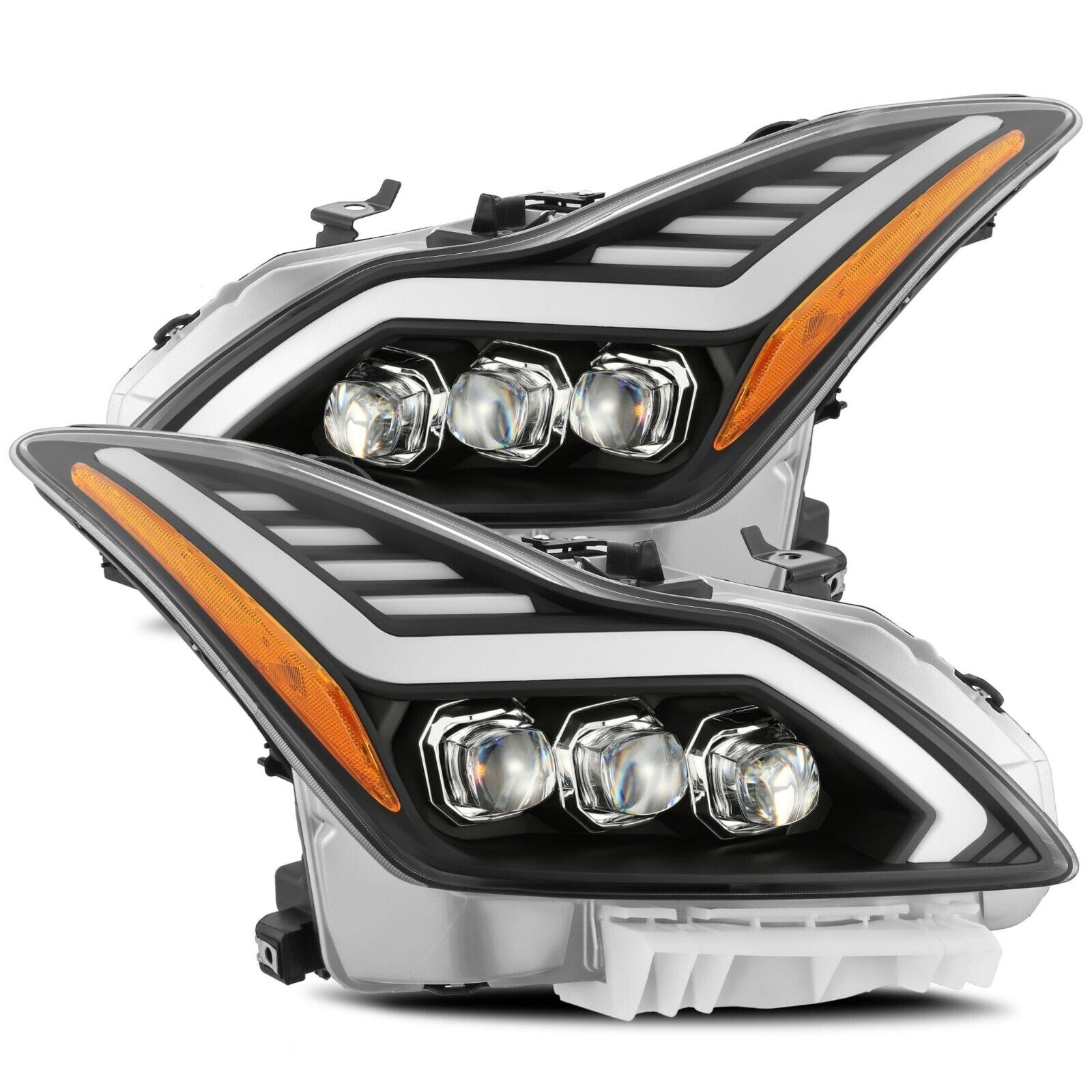 For 08-13 Infiniti G37/14-15 Q60 Coupe NOVA-Series LED Projector Headlight Black