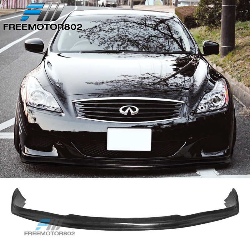Fit For 08-14 Infiniti G37 Coupe Q60 EVO Style Front Bumper Lip Bodykit - PU