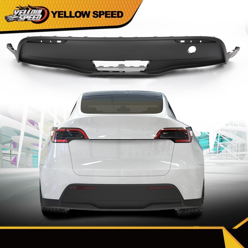 Fit For 2020-2023 Tesla Model Y Rear Bumper Lower Fascia Valance Cover Trim 