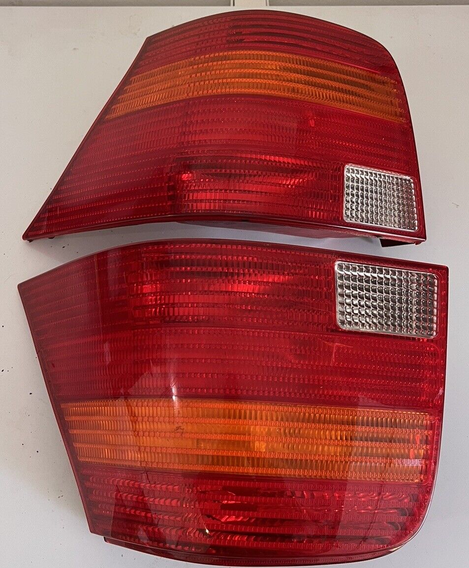 1997-2006 VW Golf TDI Euro E-Code Red Orange Tail Lights VW Golf MK4 R32