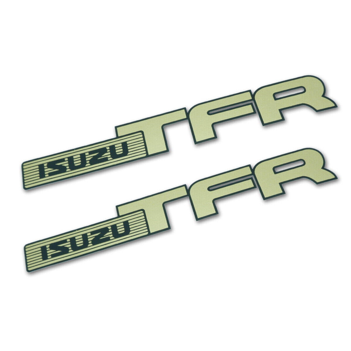 Sticker Badge ISUZU TFR Trim Gold Black For Isuzu Holden Tfr Pickup 1992 2002