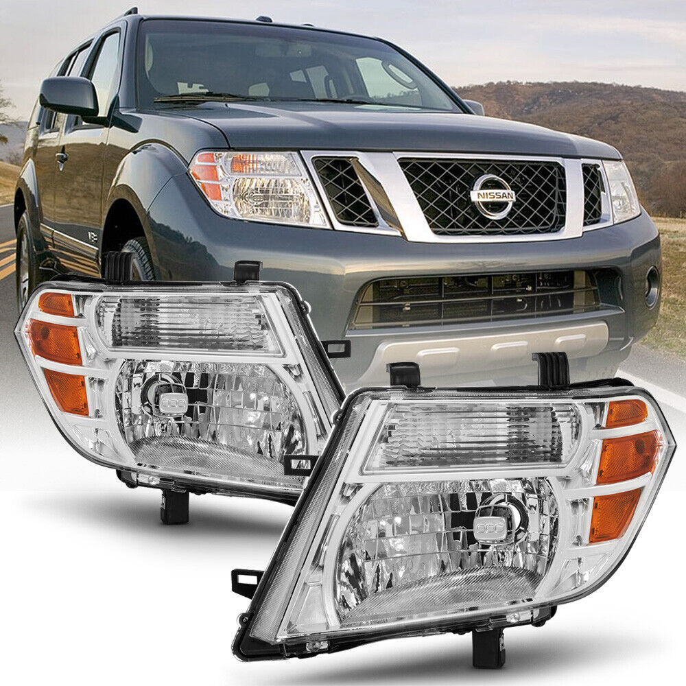 For 2008-2012 Nissan Pathfinder {FACTORY STYLE} Off-road Head Lights Lamps SET
