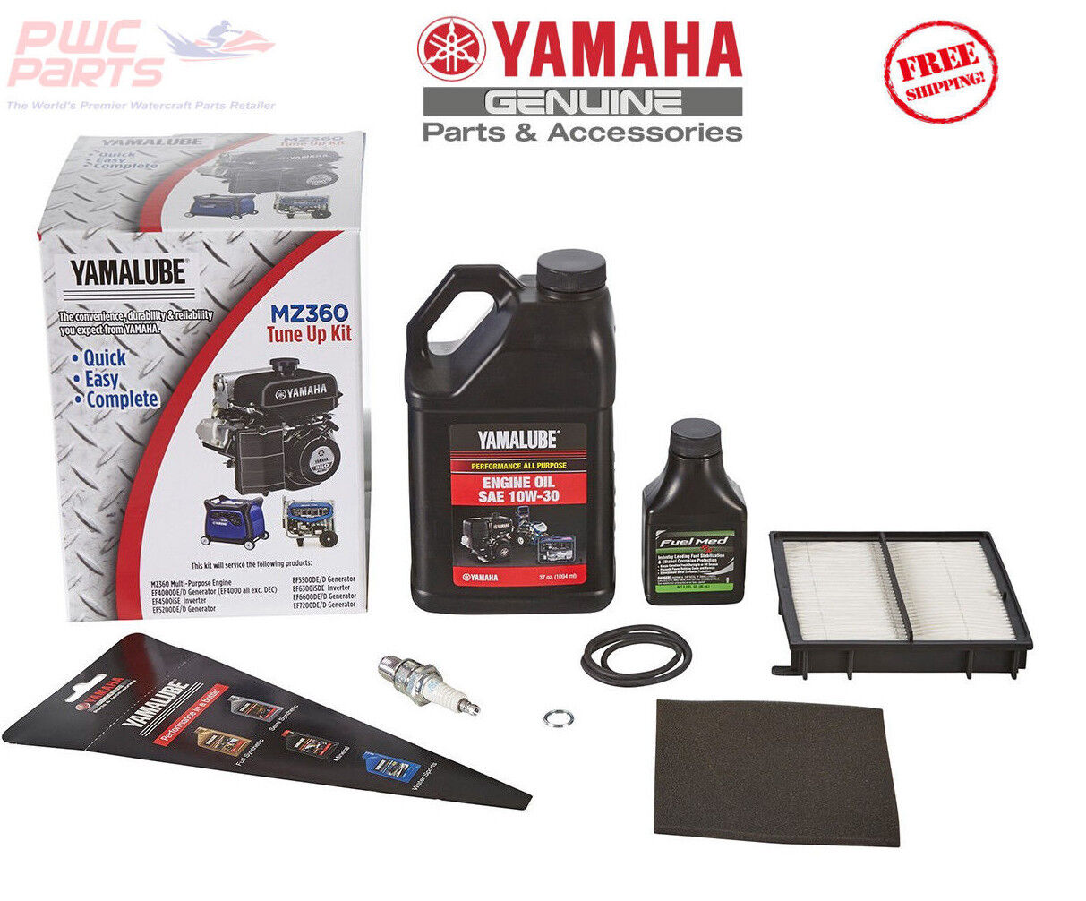 YAMAHA Yamalube Generator Tune Up Kit Oil Filter Spark Plug MZ360 EF4000D/DE