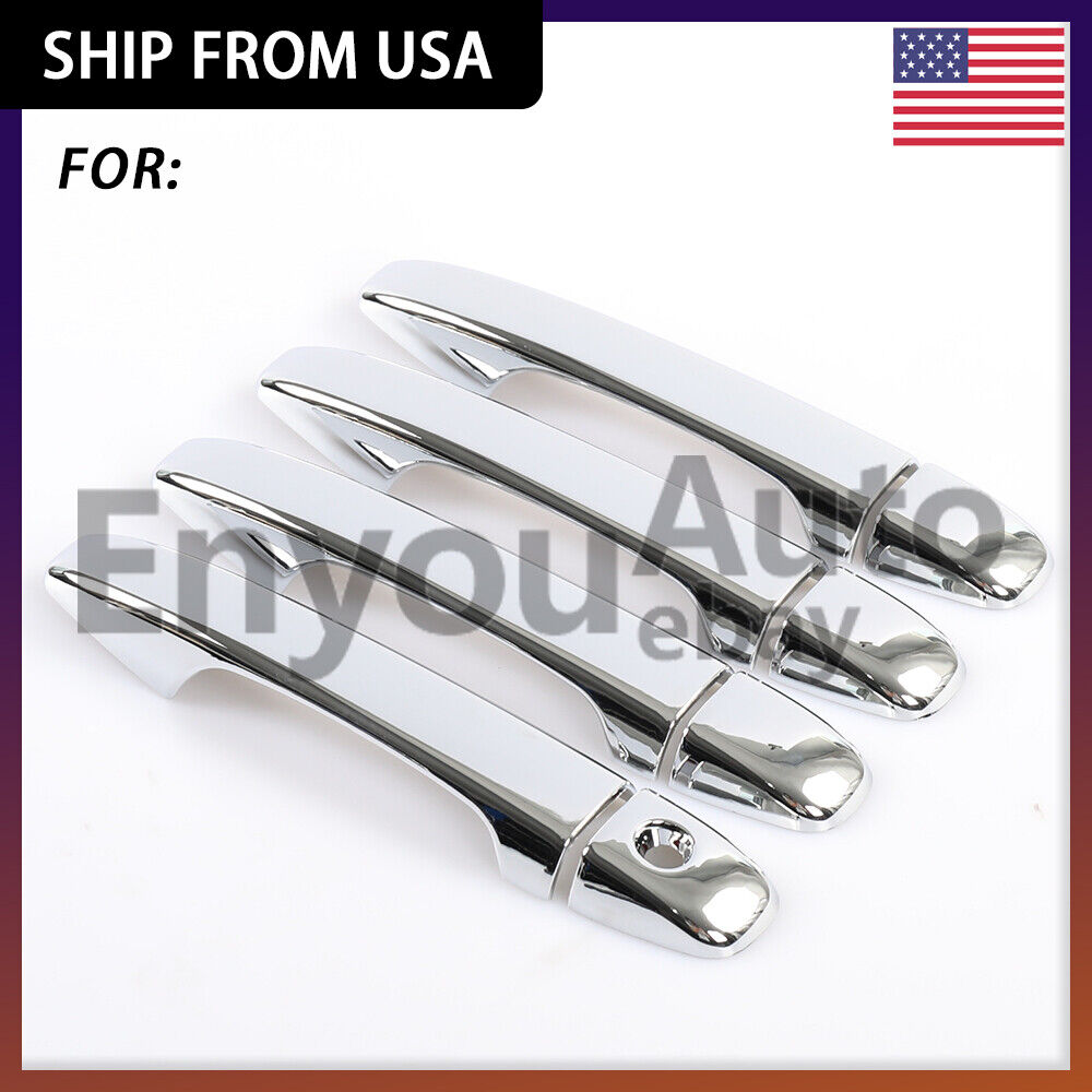 For 2011-2020 Toyota Sienna ABS Chrome Accessories Door Handle Cover Trim 8pcs