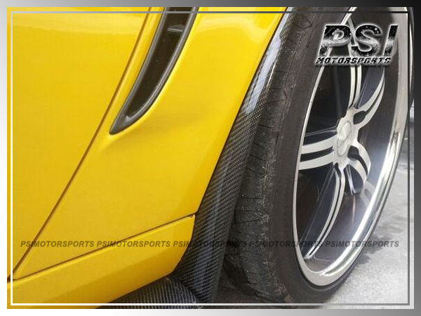 Carbon Fiber Side Skirts Mud Flaps For 2005-2013 Chevrolet Corvette C6 Z06 ZR1