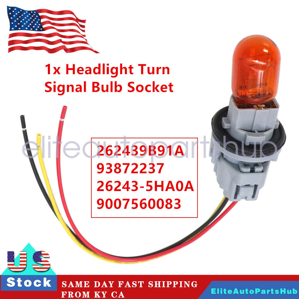 fit NISSAN TOYOTA LEXUS 1PCS of headlight turn signal bulb socket wire harness