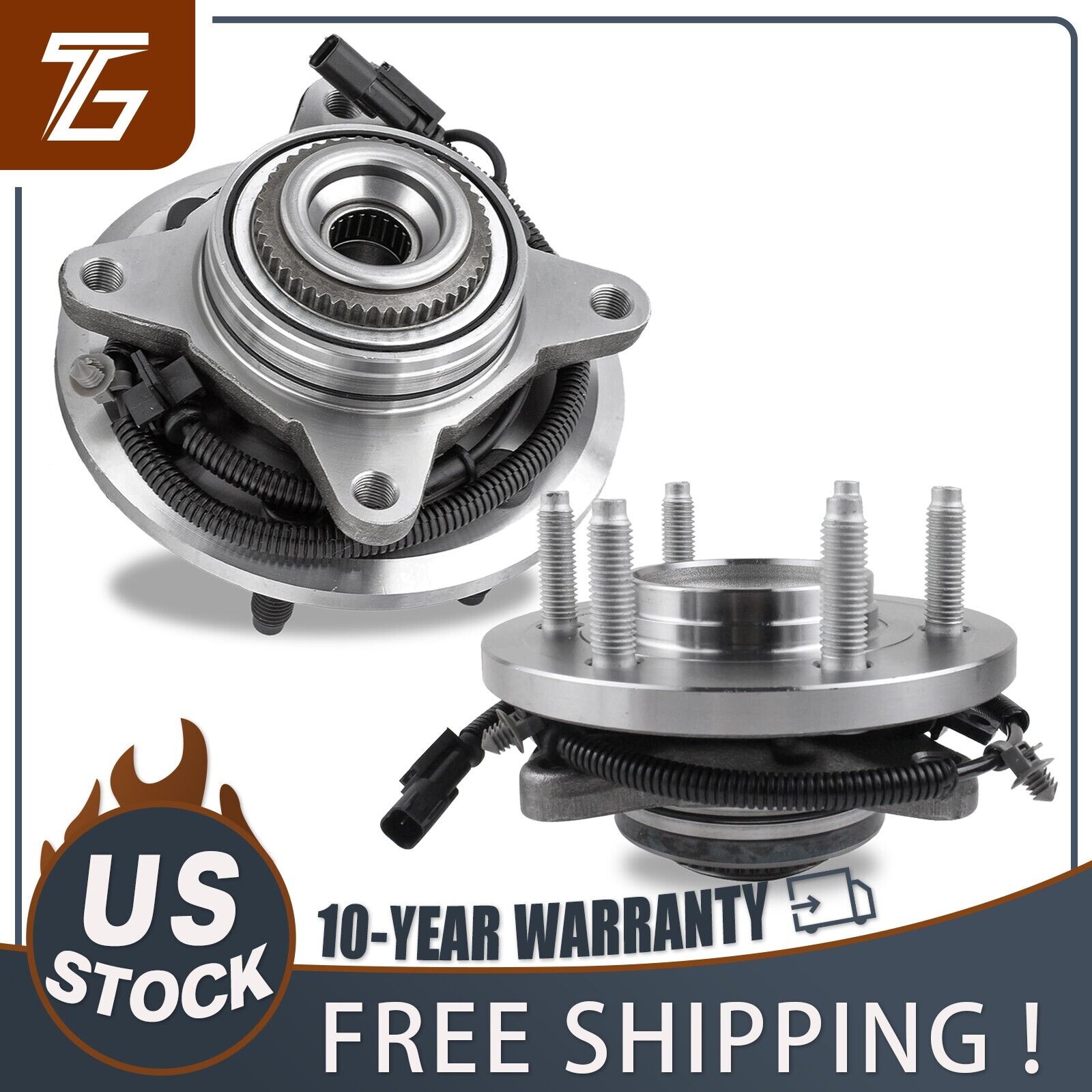 Front Wheel Bearing Hubs for 2001 - 2014 Ford F-150 Expedition Lincoln Navigator