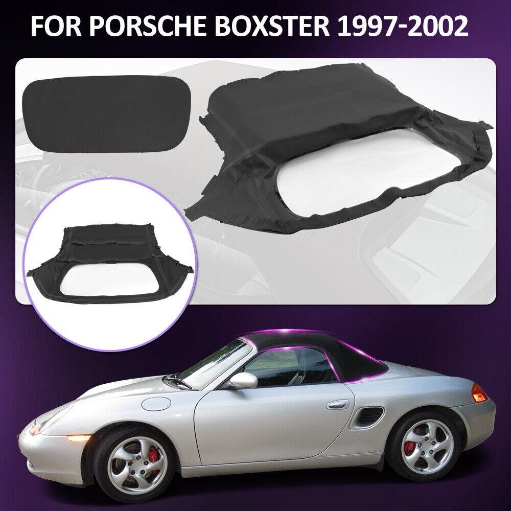 Convertible Soft Top & Window Replace Fit for Porsche Boxster 986 1997-02