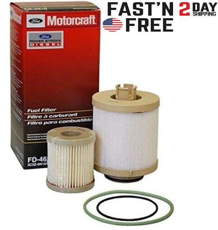 OEM FD-4616 For 03-07 Ford Motorcraft 6.0L Powerstroke Diesel Oil Fuel Filter