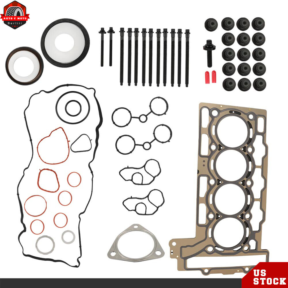 For 2007-2012 Mini Cooper R56 1.6L Engine Head Gasket 1.20mm Thick Bolts Set