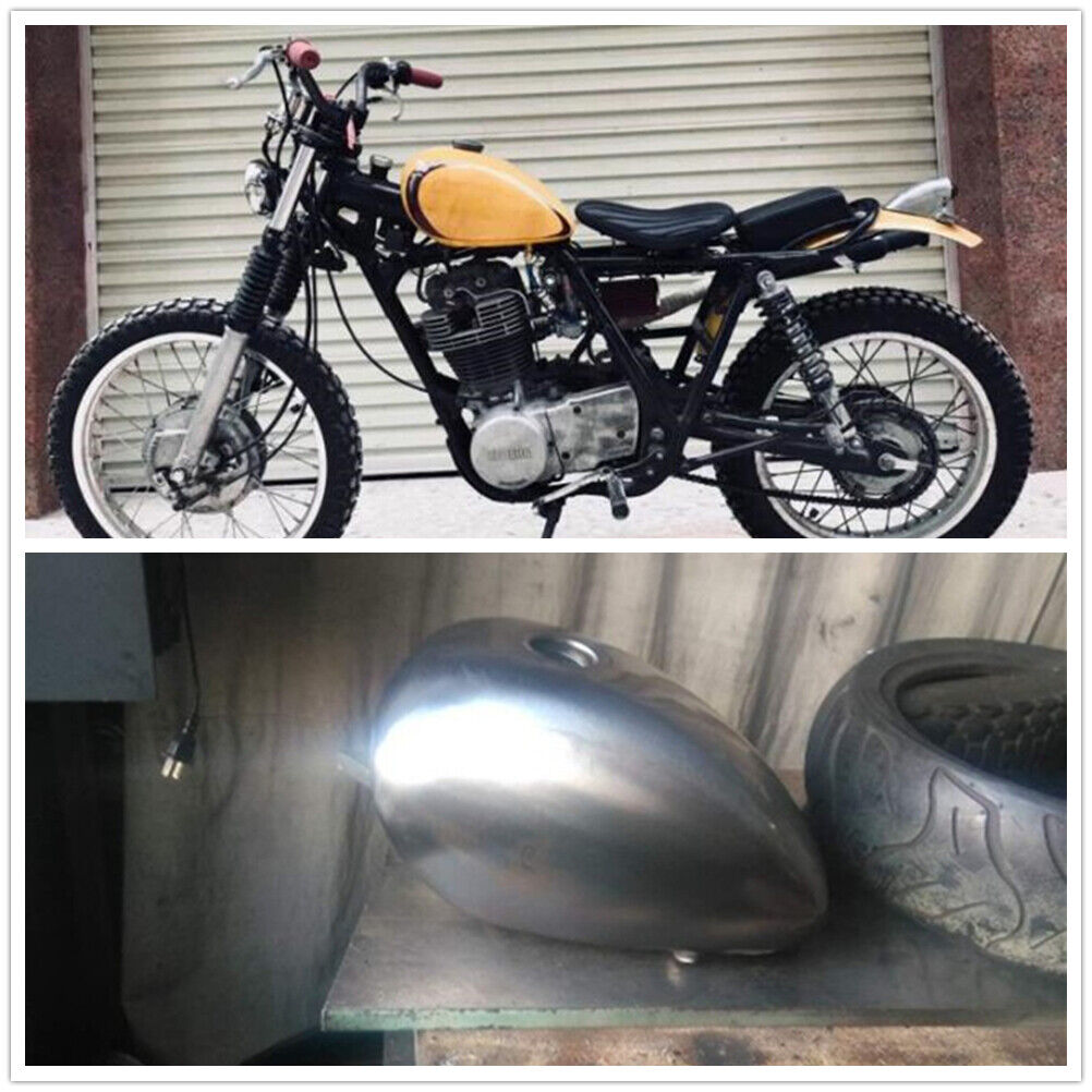 100% Handmade Motorcycle Gas Fuel Tank for Yamaha SR400 with Oil Cap AA