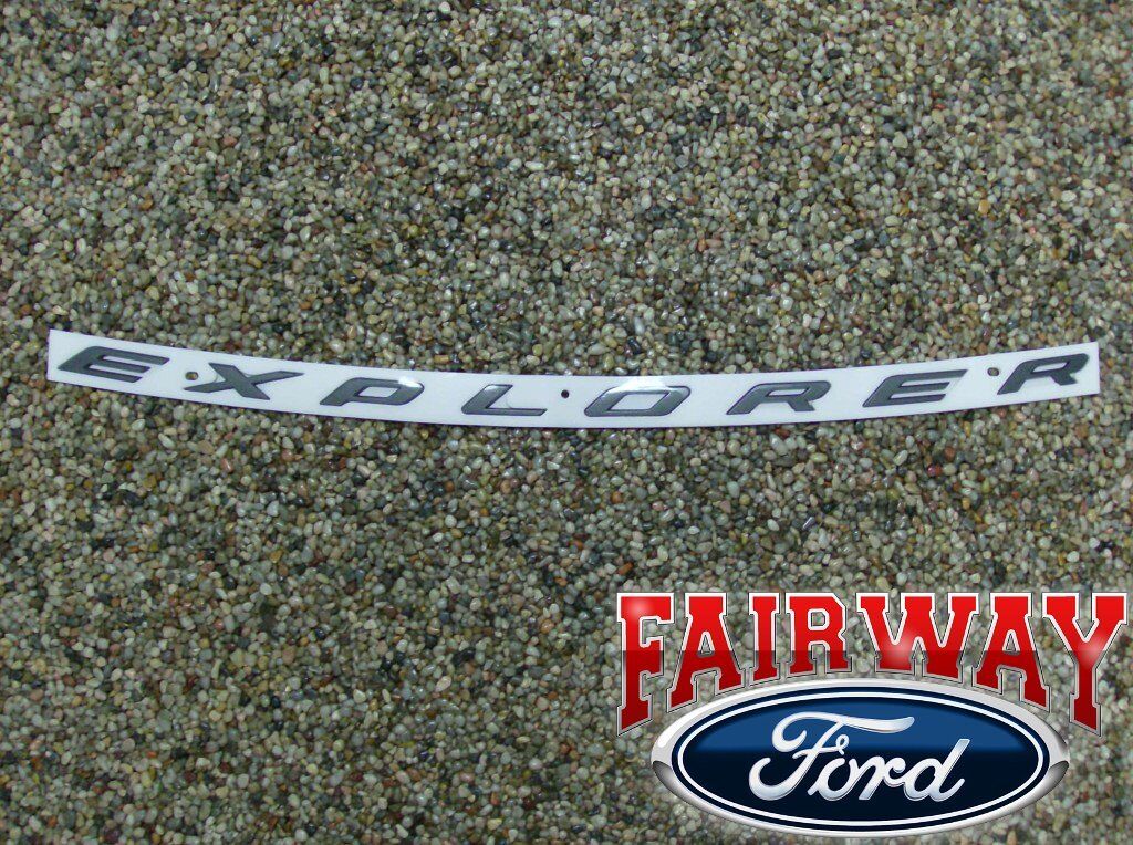 2011 thru 2019 Explorer OEM Genuine Ford Sport Pkg Hood Emblem Letters Decal NEW