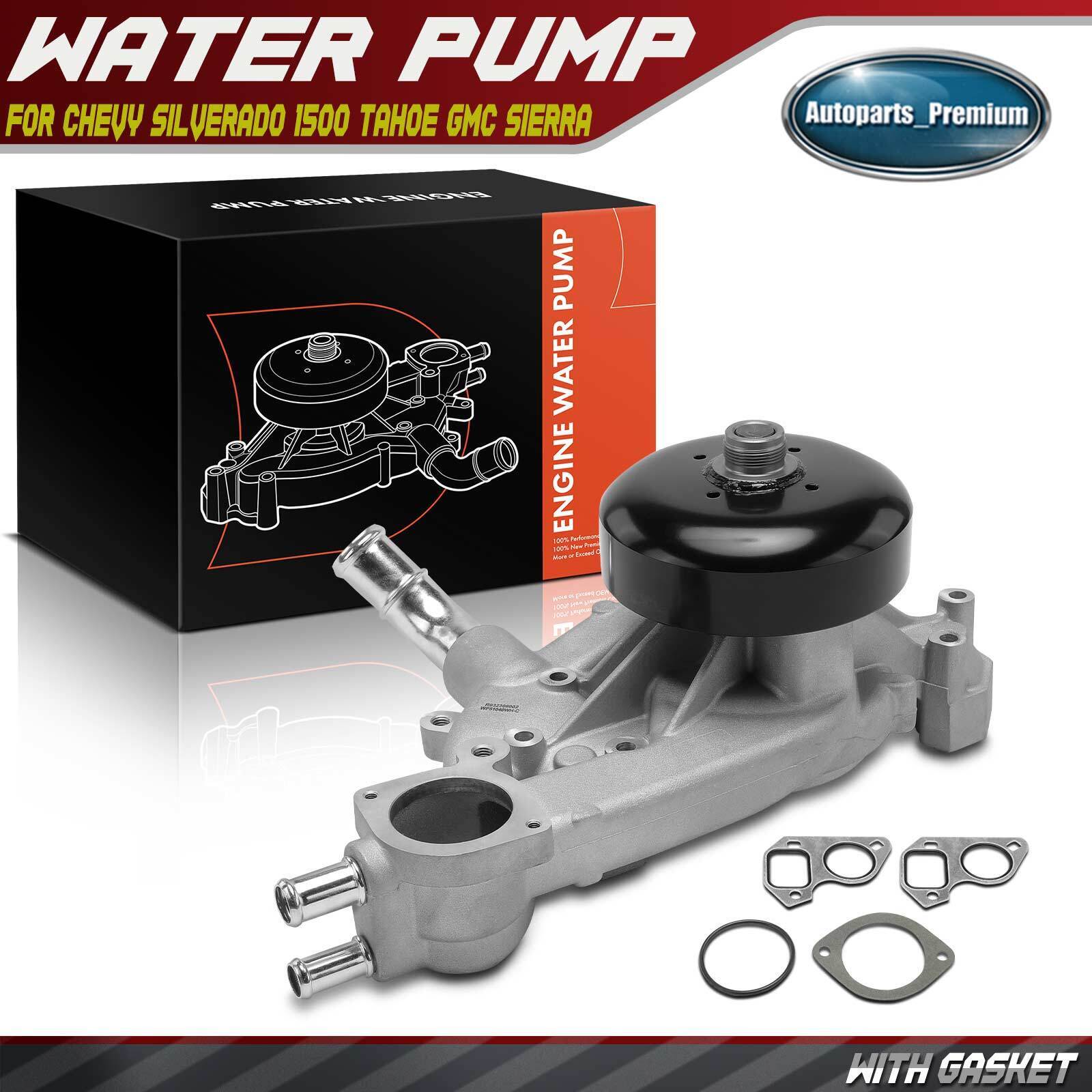 Water Pump w/ Gasket for Chevrolet Silverado GMC Sierra Cadillac 4.8L 5.3L 6.0L
