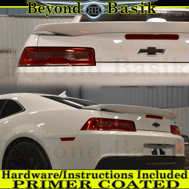 2014-2015 Chevy Camaro Z28 OE Factory Blade Style Spoiler Wing ABS PRIMER