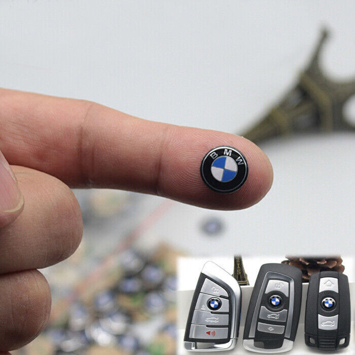 2/4/8x For BMW Key Fob Remote Badge Logo 11 MM Sticker Emblem Replacement