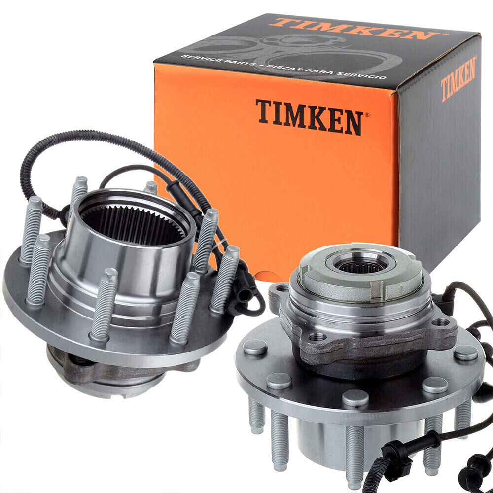 4WD TIMKEN Front Wheel Bearing Hub Assembly Set For 2003 2004 Ford F250 F350 SD