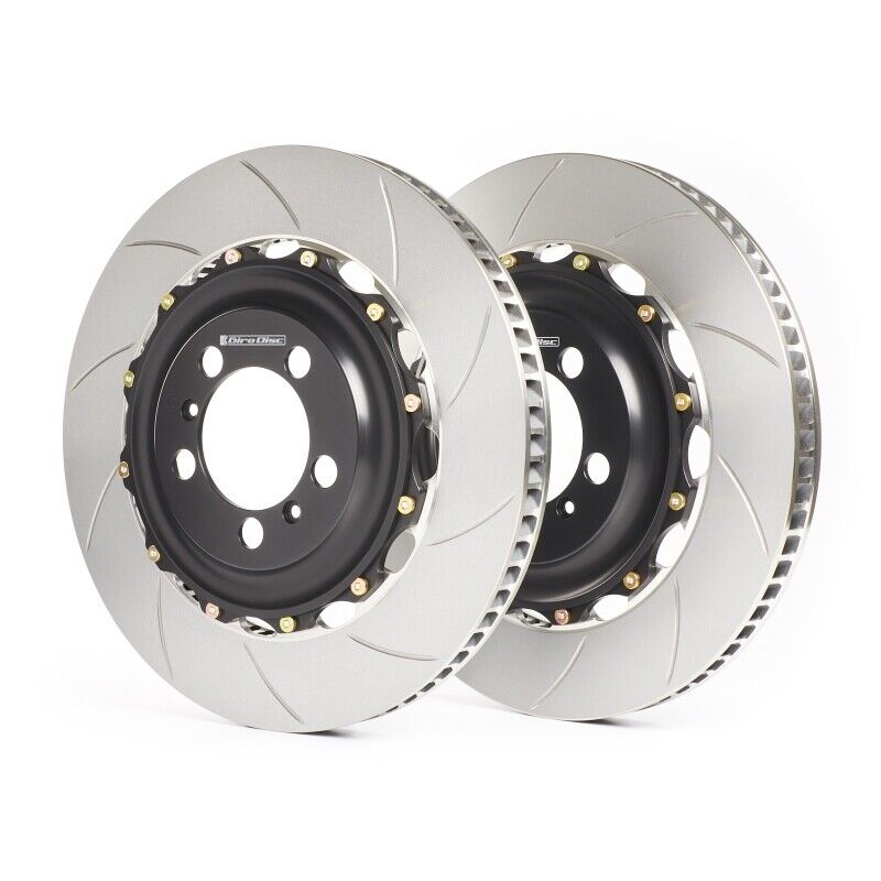 GiroDisc 2 Pieces Floating Slotted Brake Rotors for Ferrari 458 Challenge [F]