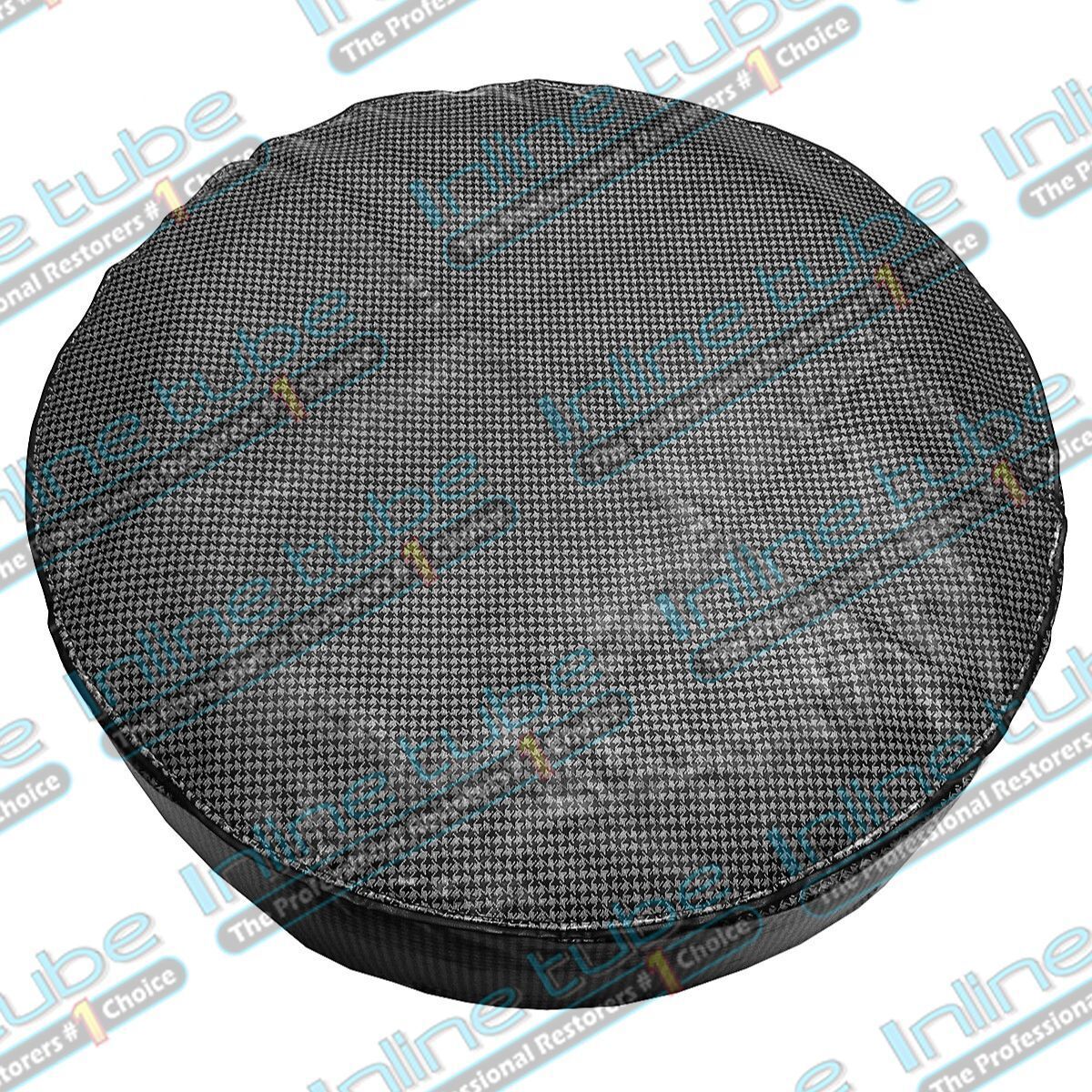1964-81 Gm Trunk Luggage Compartment Spare Spair Tire Cover Grey Houndstooth 14