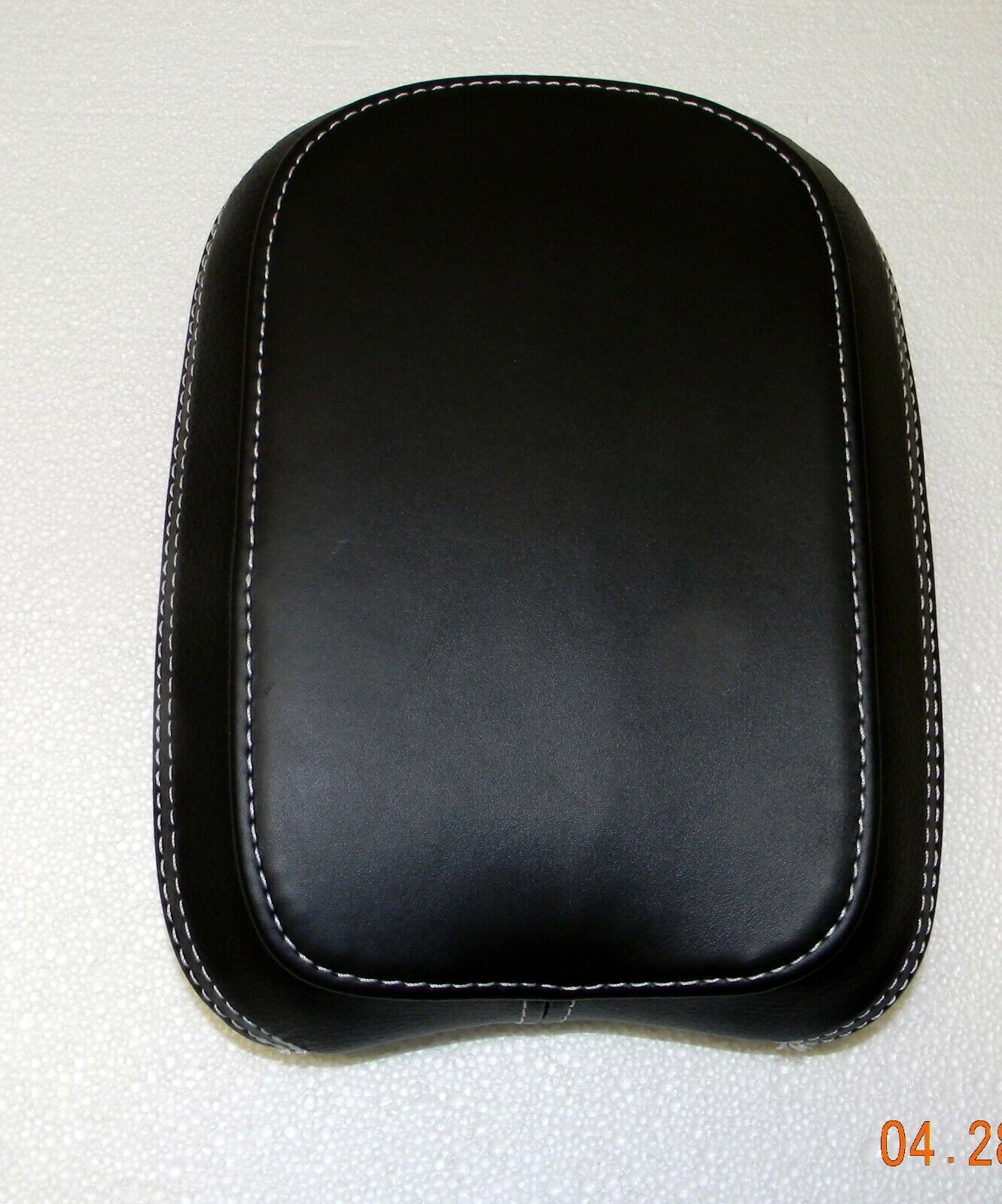 New - Indian 2009 to 2013 Passenger Seat Backrest, Sissy Bar Pad, Black Leather