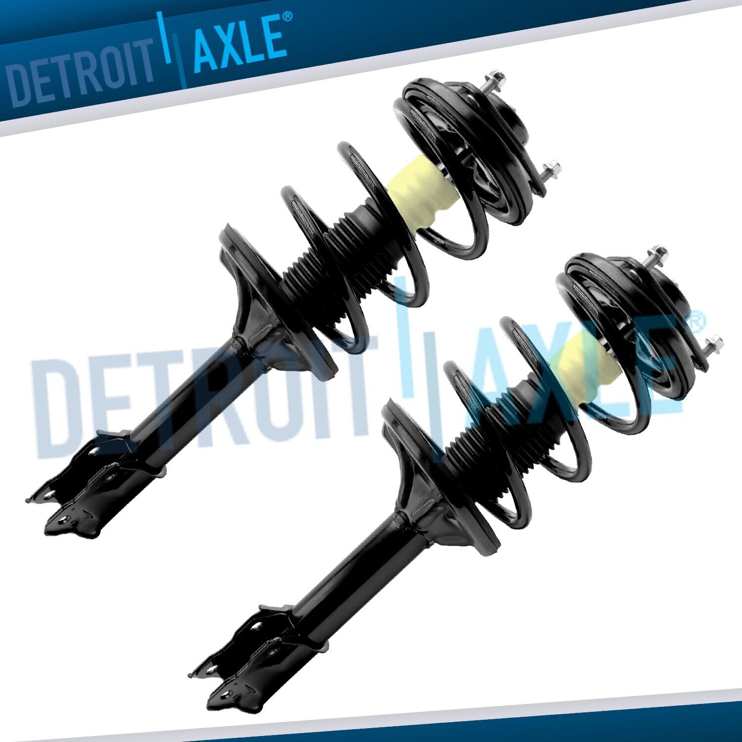 Pair Front Left Right Struts w/ Coil Spring for 2003 - 2006 Mitsubishi Outlander