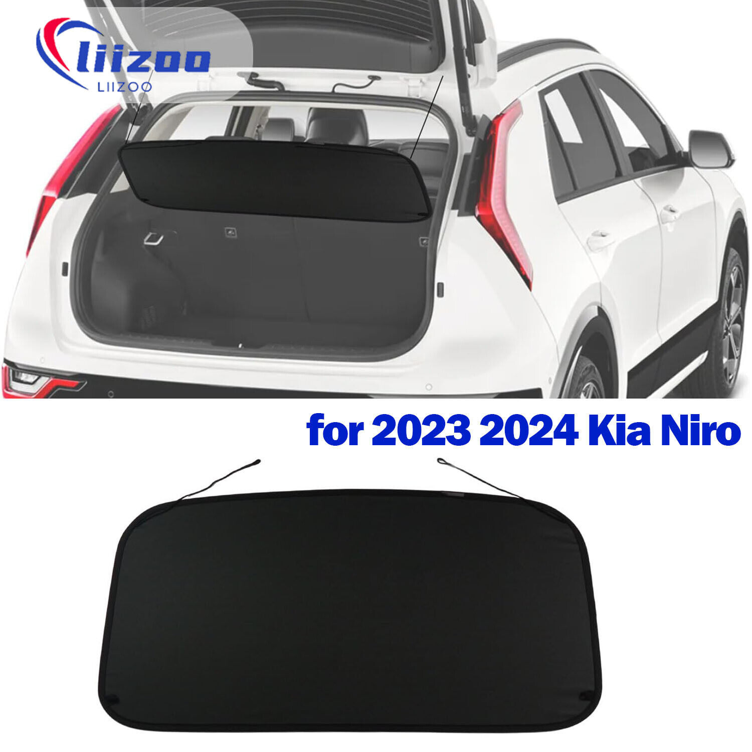For 2023 2024 Kia Niro Cargo Cover Rear Trunk Privacy Cover Shielding Shade