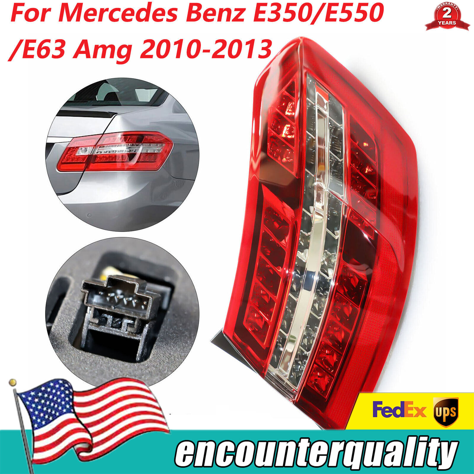 For Mercedes Benz  / E550 / E63 Amg 2010-2013 Right Side Tail Light Outer