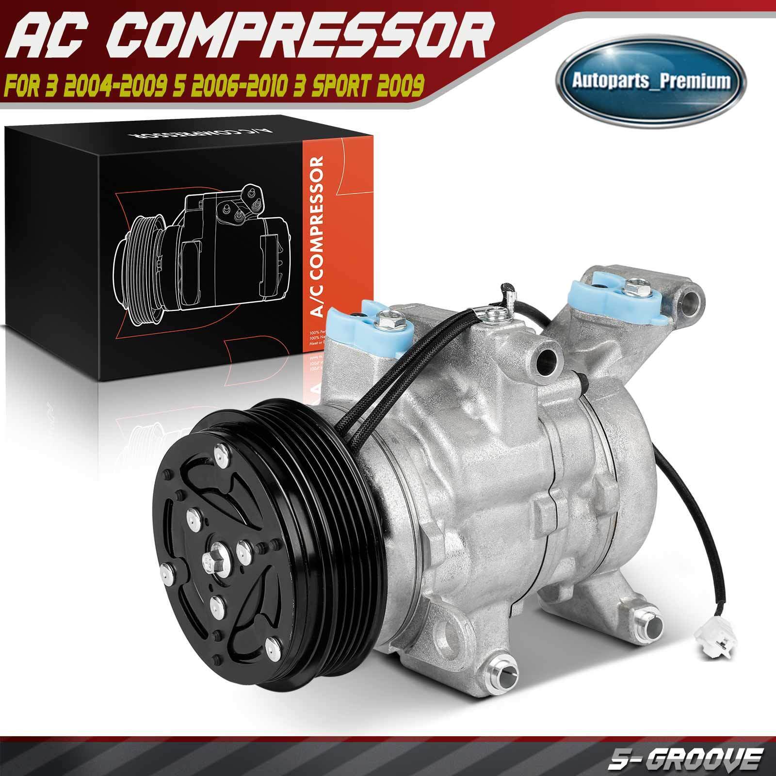 A/C AC Compressor for Mazda 3 2004-2009 5 2006-2010 3 Sport 2009 L4 2.0L L4 2.3L