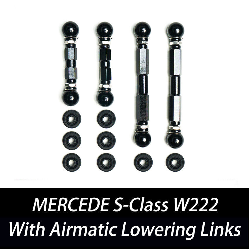 2014-20 MERCEDES BENZ S-Class W222 ADJUSTABLE LOWERING LINKS AIR SUSPENSION KIT