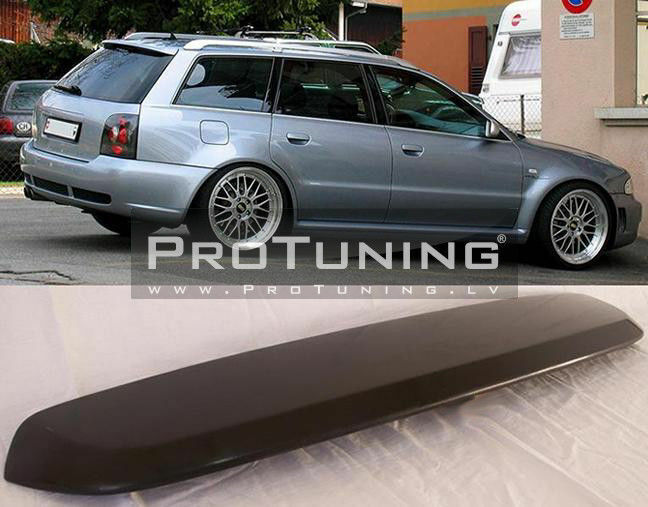 RS4 Look Rear door/ Roof Spoiler Wing Trim For Audi A4 B5 95-01 Avant Boot Lid