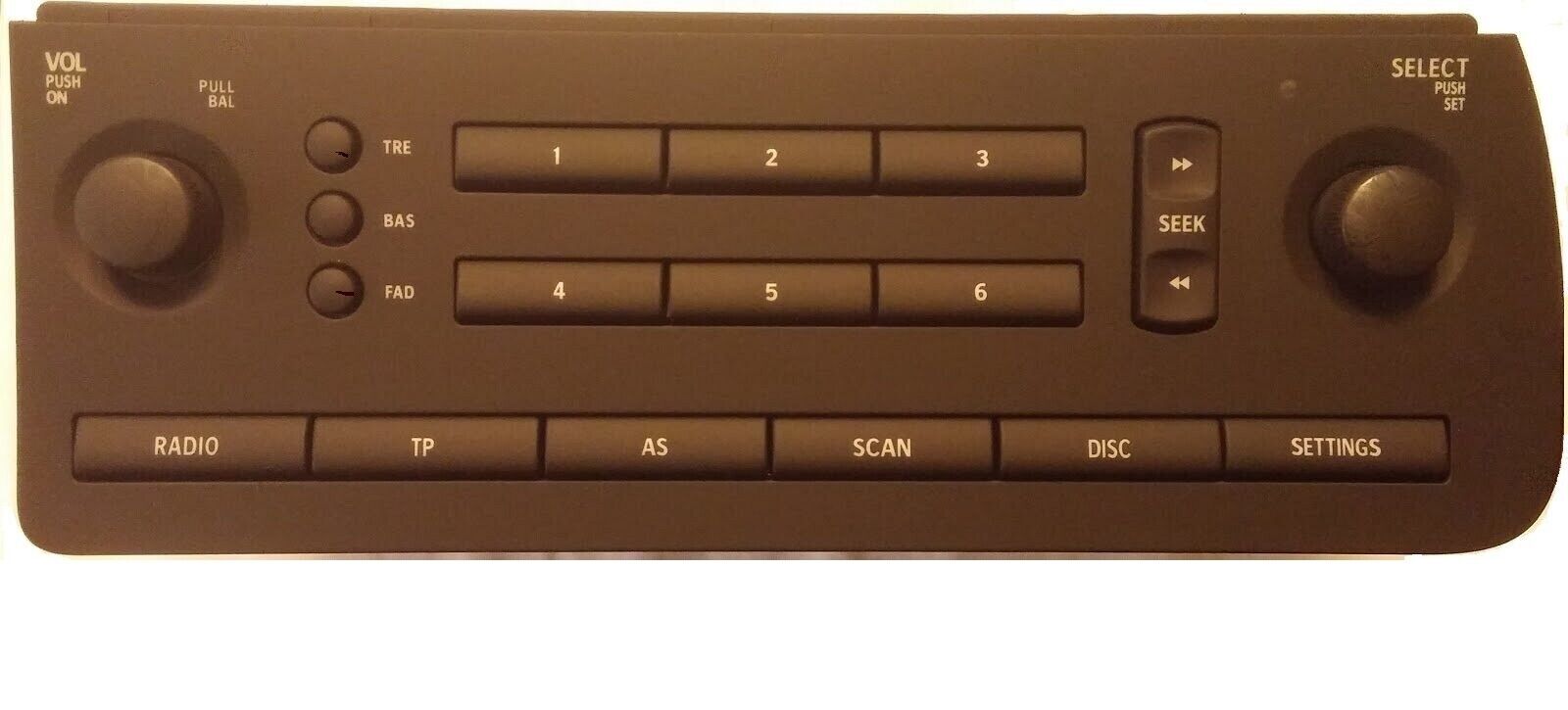 Saab 9-3 radio CD control unit. OEM factory original stereo head.Perfect buttons