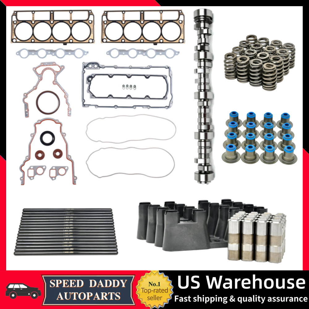Stage 2 Cam Lifters Kit Pushrods for 1999-2010 Gen III LS Truck 4.8 5.3 6.0 6.2L