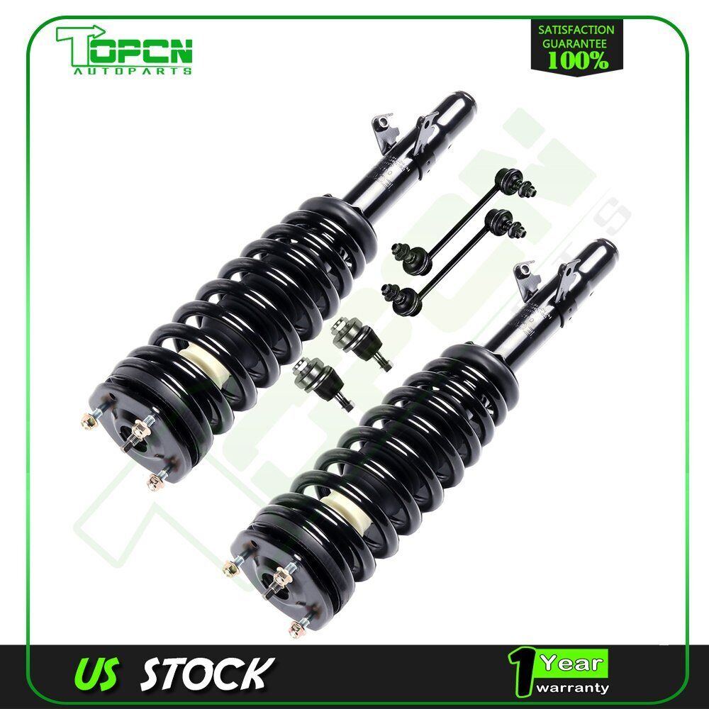 For Mercury Milan 2006 - 2009 6pc Front Quick Strut Assembly Suspension Kit