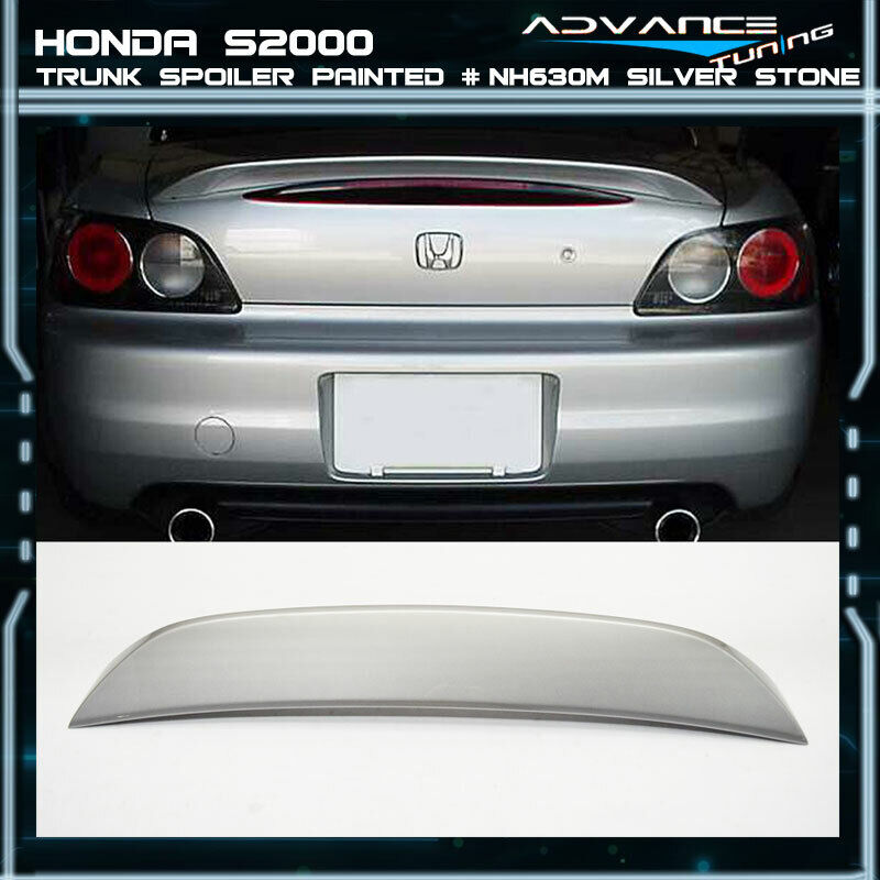 Fits 00-09 Honda S2000 AP1 AP2 Trunk Spoiler Wing Painted # NH630M Silver Stone