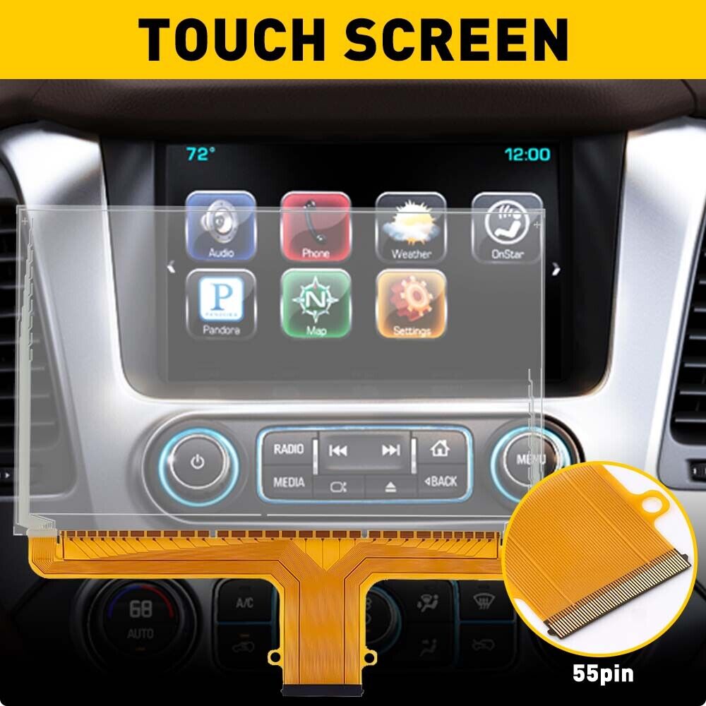 For 15-2018 Chevrolet GMC REPLACEMENT Touch-Screen GLASS Digitizer LCD MYLINK EC