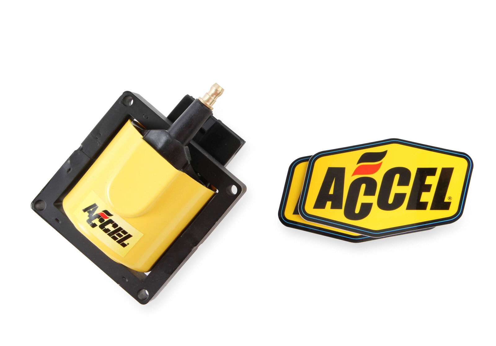 ACCEL 140012 SuperCoil Ignition Coil - Yellow - Individual